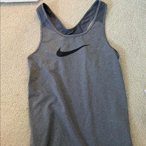 Grey Nike Workout Tank